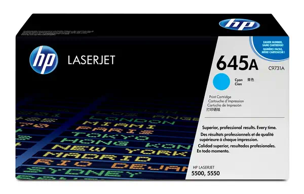 HP 645A toner LaserJet cyan authentique - Toner - visuel 2