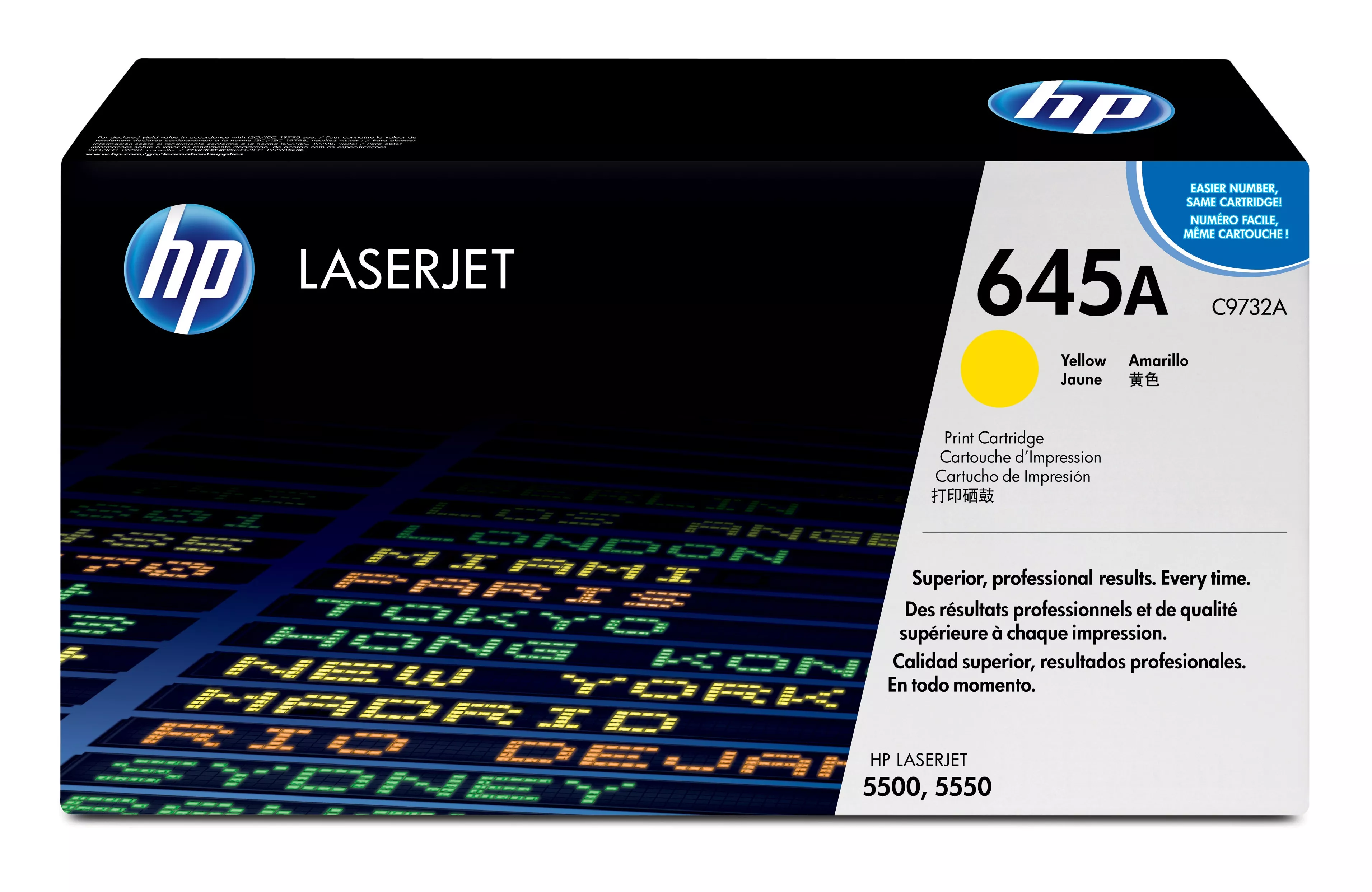 Achat HP 645A original Colour LaserJet Toner cartridge C9732A au meilleur prix