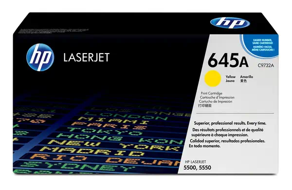 HP 645A toner LaserJet jaune authentique - Toner - visuel 2