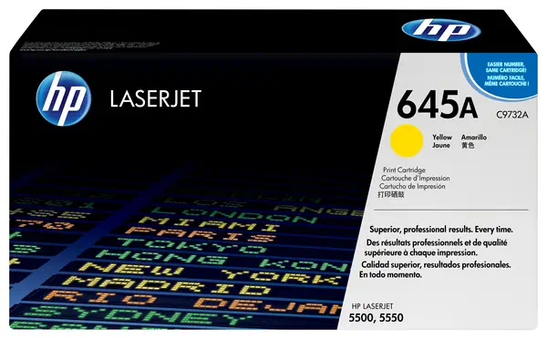 HP 645A toner LaserJet jaune authentique - Toner - visuel 1
