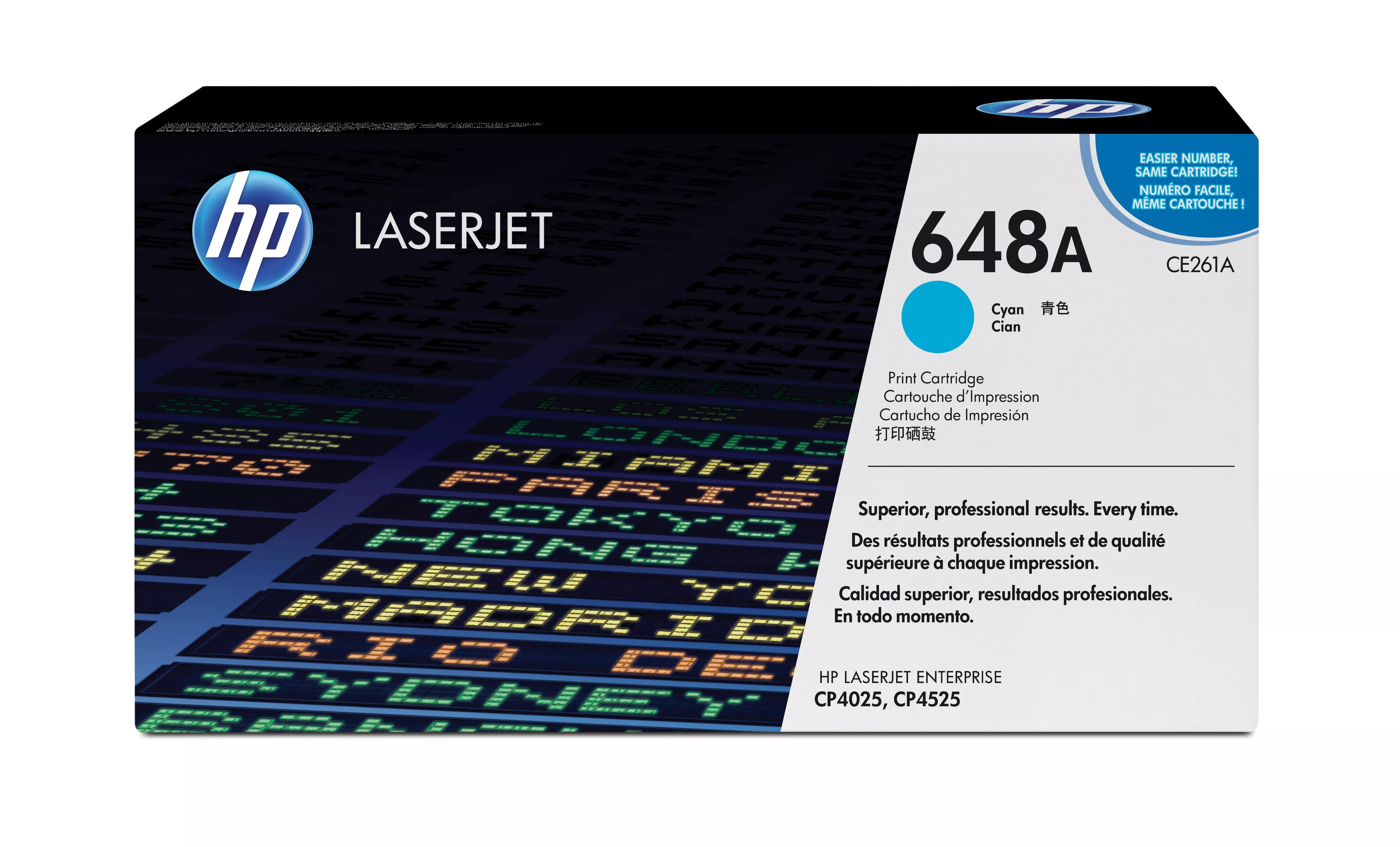 Achat HP 648A original Color LaserJet Toner cartridge CE261A cyan sur hello RSE