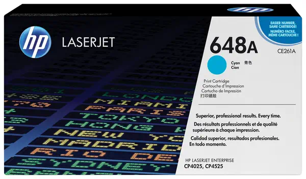 HP 648A toner LaserJet cyan authentique - Toner - visuel 1