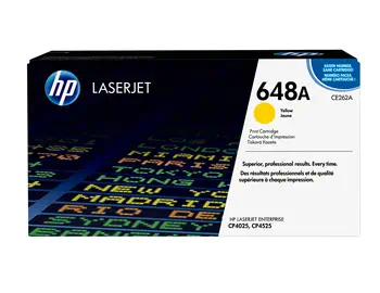 HP 648A toner LaserJet jaune authentique garantie