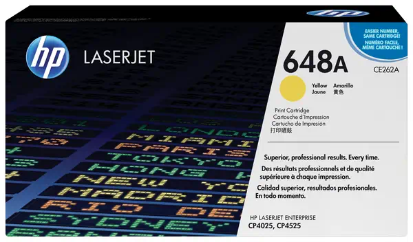 HP 648A toner LaserJet jaune authentique - Toner - visuel 1