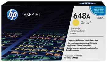 HP 648A toner LaserJet jaune authentique garantie