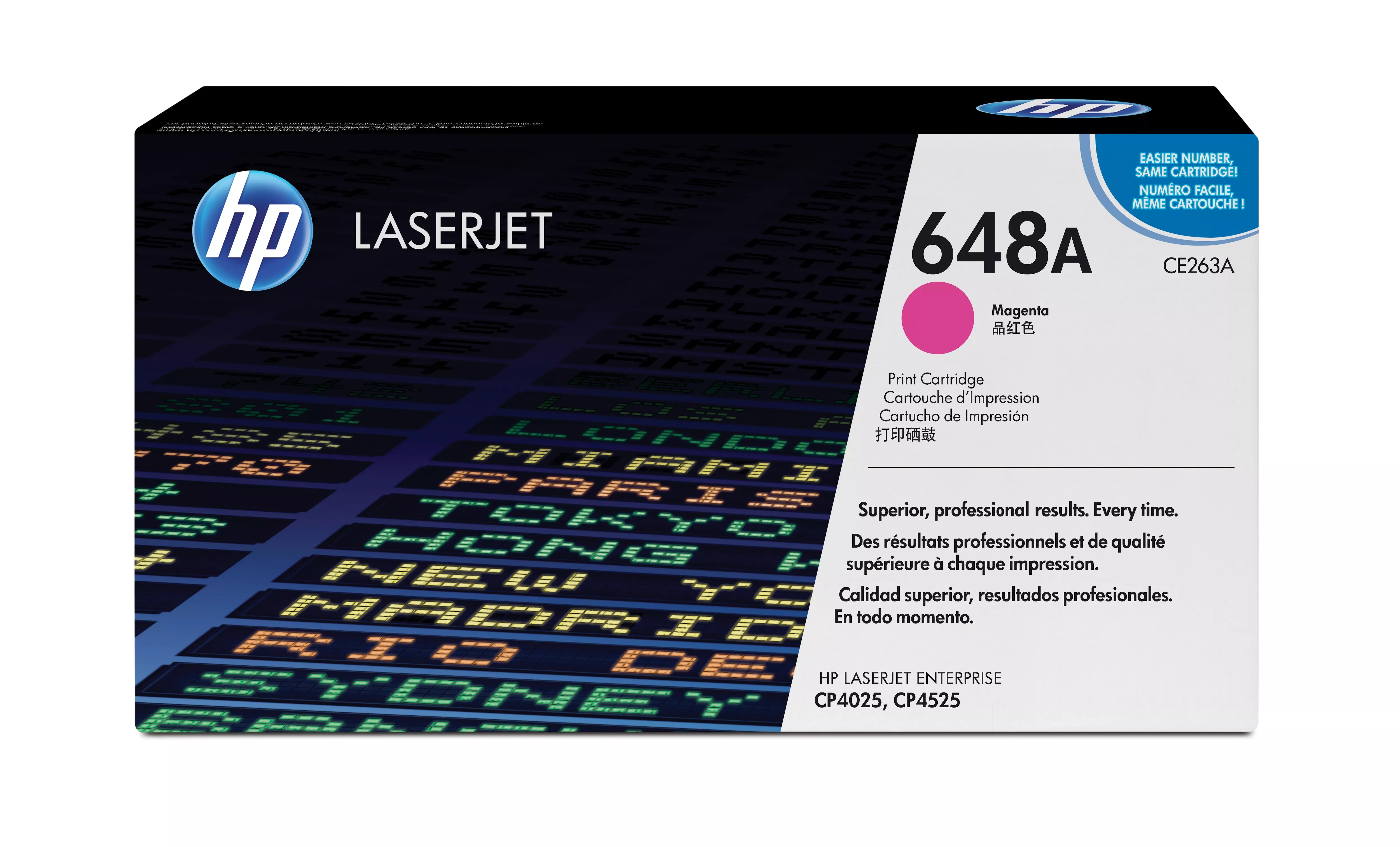 Vente HP 648A original Color LaserJet Toner cartridge CE263A au meilleur prix