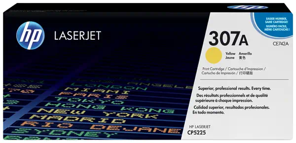 HP 307A toner LaserJet jaune authentique - Toner - visuel 2
