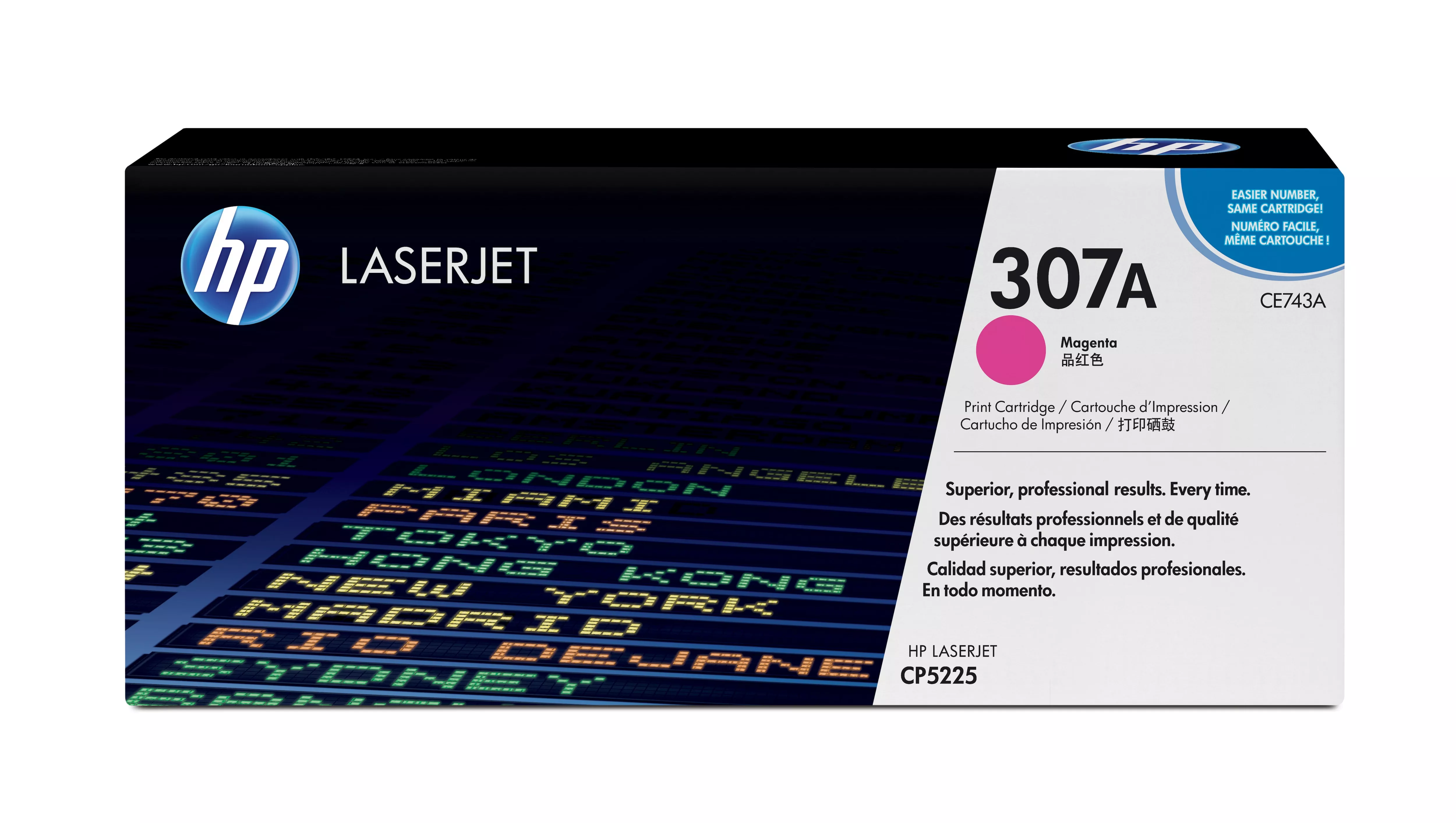 Vente HP original Colour LaserJet CE743A Toner cartridge magenta au meilleur prix