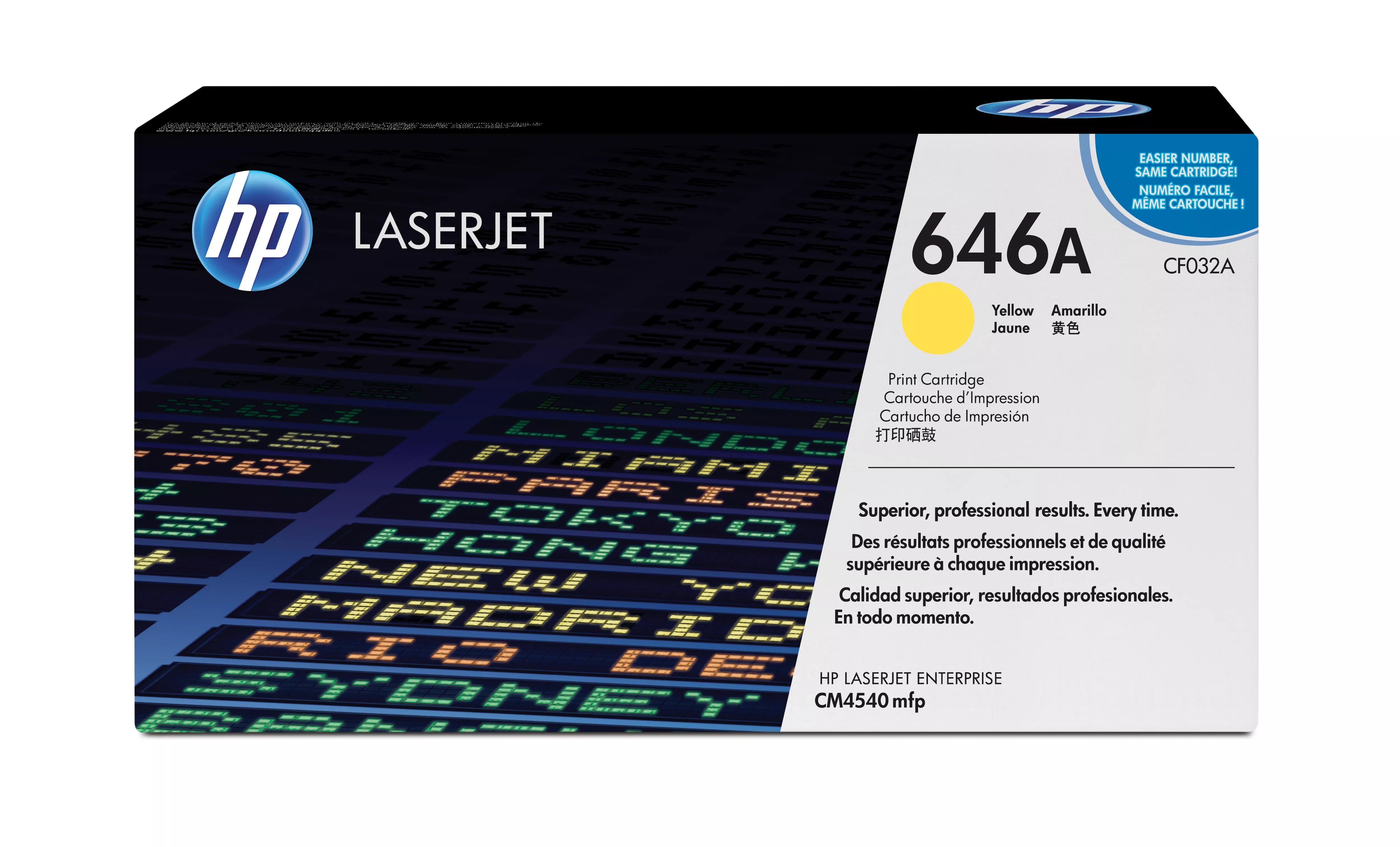 Achat HP original Colour LaserJet CF032A Toner cartridge yellow au meilleur prix