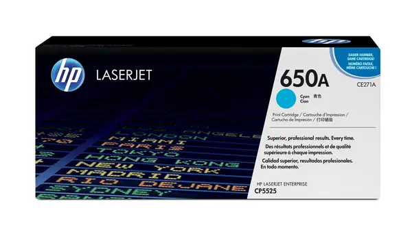 HP 650A toner LaserJet cyan authentique - Toner - visuel 7