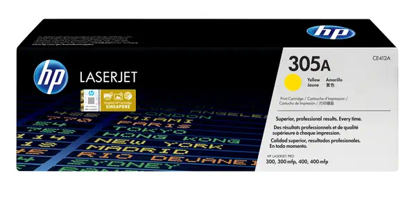 HP 305A toner LaserJet jaune authentique - Toner - visuel 1