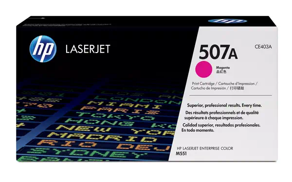 Vente Toner HP 507A original Toner cartridge CE403A magenta standard