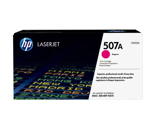HP 507A toner LaserJet magenta authentique - Toner - visuel 1