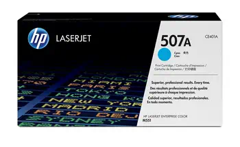 Avis HP 507A toner LaserJet cyan authentique