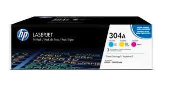 Revendeur officiel Toner HP 304A original Toner cartridge CF372AM cyan magenta