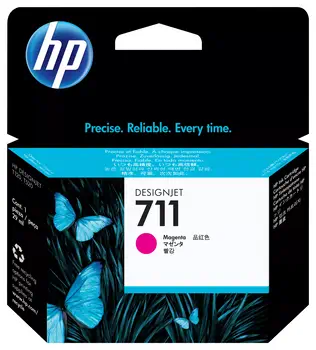 HP 711 cartouche d'encre DesignJet magenta, 29 ml garantie