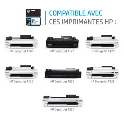 Vente HP 711 original Ink cartridge CZ131A magenta standard HP au meilleur prix - visuel 2