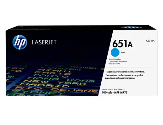 HP 651A toner LaserJet cyan authentique - Toner - visuel 1