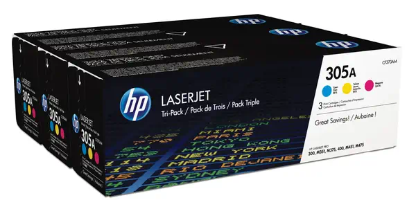 HP 305A original Toner cartridge CF370AM cyan magenta - visuel 7