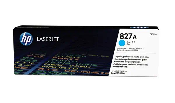 Achat HP 827A original Toner cartridge CF301A cyan standard et autres produits de la marque HP