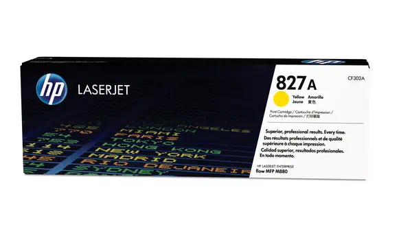 Achat HP 827A original Toner cartridge CF302A yellow standard et autres produits de la marque HP