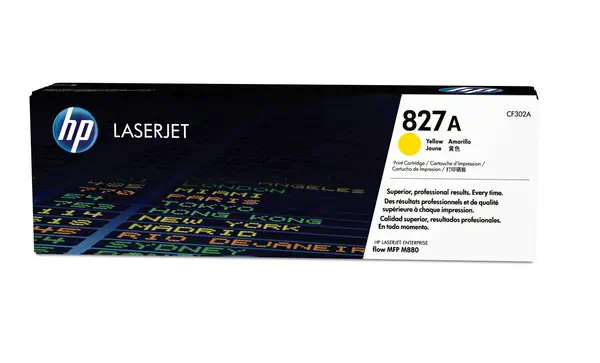 HP 827A toner LaserJet jaune authentique - Toner - visuel 2