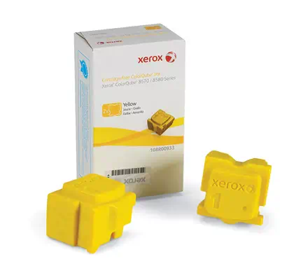 Achat Toner XEROX 8570/8580 ColorQube jaune capacité standard 2 x 2