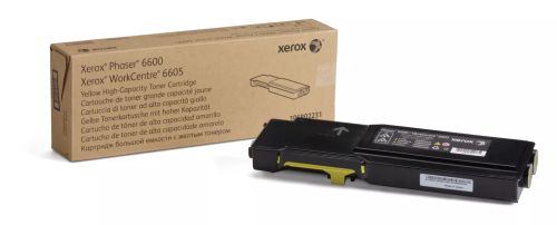 Achat Toner XEROX 6600/6605 toner jaune haute capacité 6.000 pages pack de 1 sur hello RSE