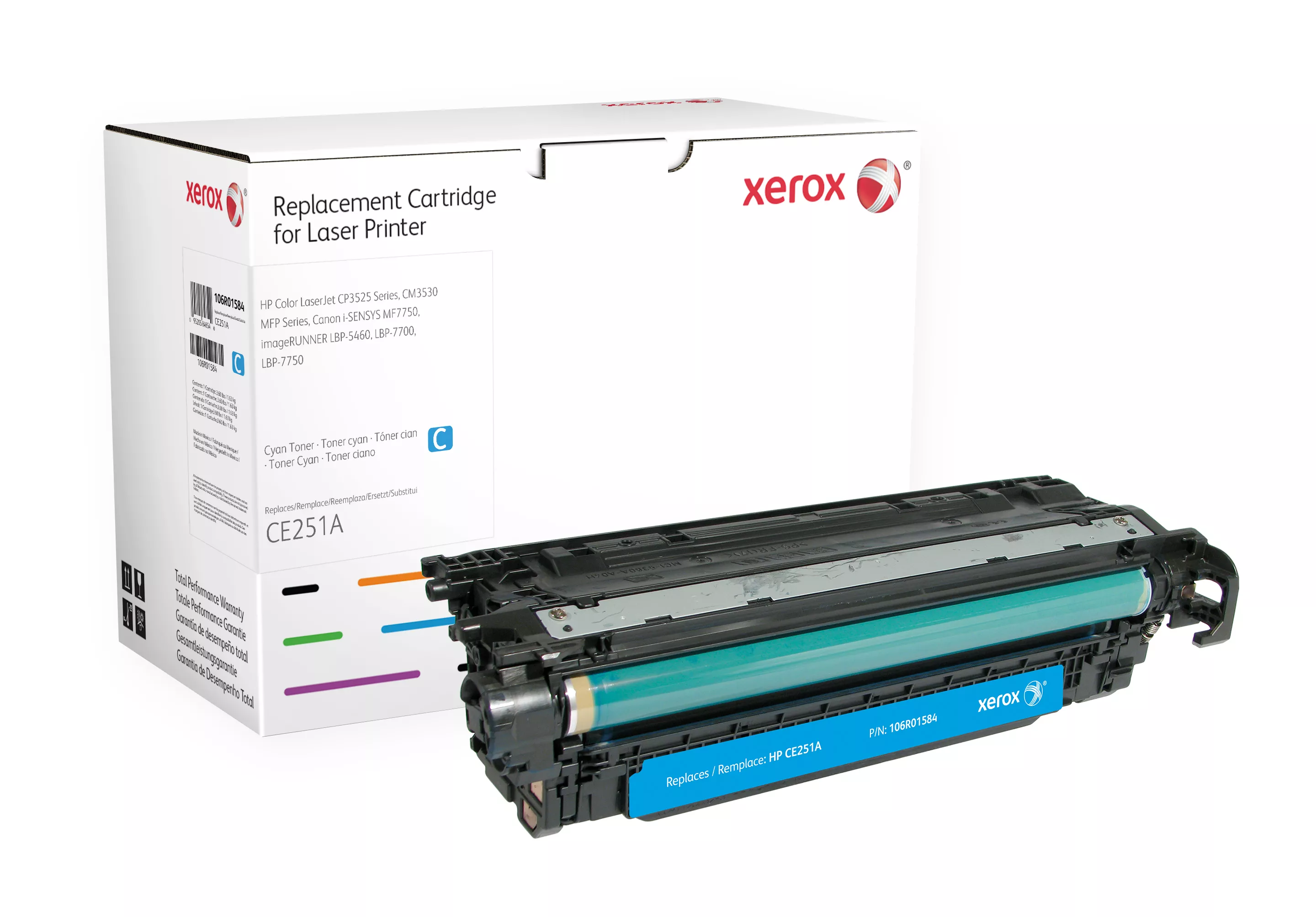 Achat XEROX XRC TONER HP CLJ series CP3525 Cyan CE251A au meilleur prix