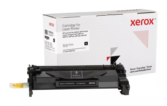 Revendeur officiel Toner Noir Everyday™ de Xerox compatible avec HP 26A (CF226A/ CRG-052), Capacité standard