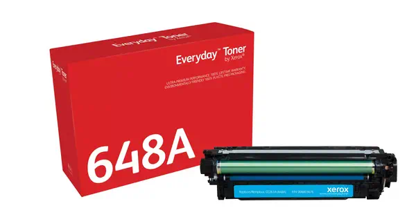 Toner Cyan Everyday™ de Xerox compatible avec HP Xerox - visuel 1 - hello RSE - Des impressions qui ont du peps. Couleurs éclatantes, noirs profonds, traits nets et textes précis.