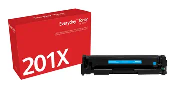 Livraison gratuite Toner Cyan Everyday™ de Xerox compatible avec HP 201X (CF401X), Grande capacité