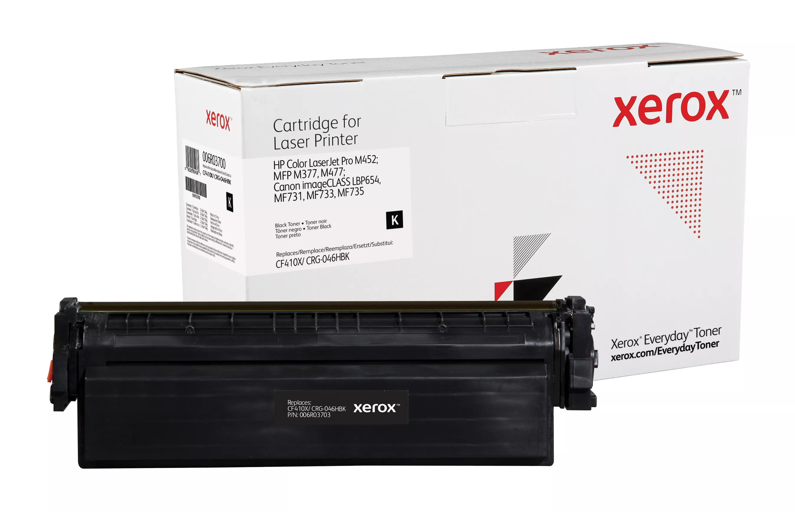 Revendeur officiel Toner Toner Noir Everyday™ de Xerox compatible avec HP 201X