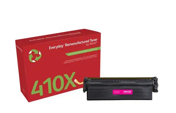 Toner Magenta Everyday™ de Xerox compatible avec HP Xerox - visuel 1 - hello RSE - Des impressions qui ont du peps. Couleurs éclatantes, noirs profonds, traits nets et textes précis.