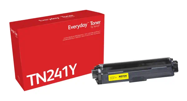 Toner Jaune Everyday™ de Xerox compatible avec Brother Xerox - visuel 1 - hello RSE - Des impressions qui ont du peps. Couleurs éclatantes, noirs profonds, traits nets et textes précis.