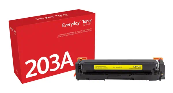 Toner Jaune Everyday™ de Xerox compatible avec HP Xerox - visuel 1 - hello RSE - Des impressions qui ont du peps. Couleurs éclatantes, noirs profonds, traits nets et textes précis.