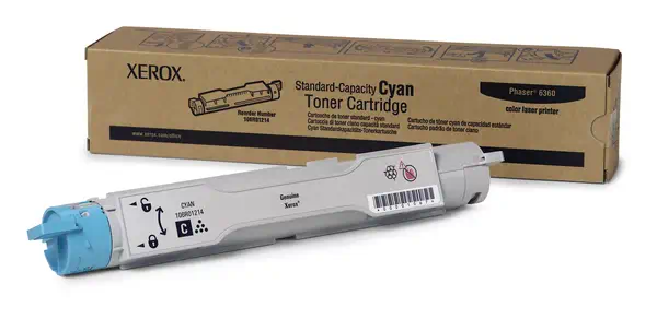 XEROX PHASER 6360 cartouche de toner cyan capacité - Xerox - Toner - visuel 1