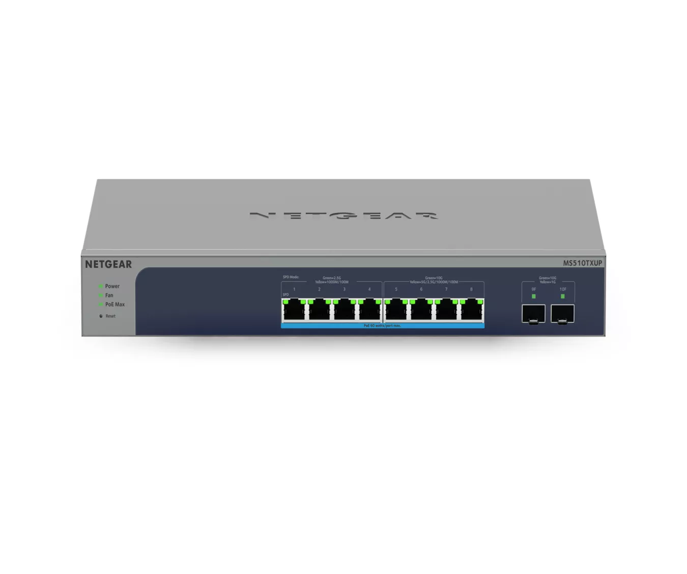 Vente Switchs et Hubs NETGEAR 8-Port Multi-Gigabit/10G Ethernet Ultra60 PoE++