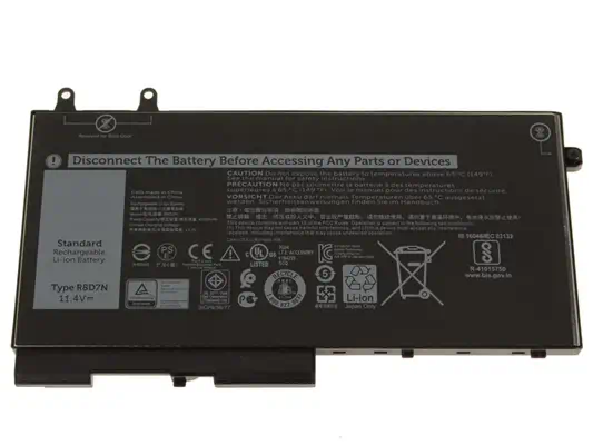 Batterie Li-Pol 11.4V 3500mAh 40Wh - R8D7N / 0R8D7N / W8GMW / 49HG8 / TNT6H - DLH - visuel 1