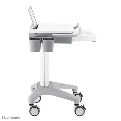 Neomounts MED-M200 Station de travail mobile médicale 10-17" - ressort à gaz - verrouillable - Accessoire Vidéoprojecteur - visuel 7