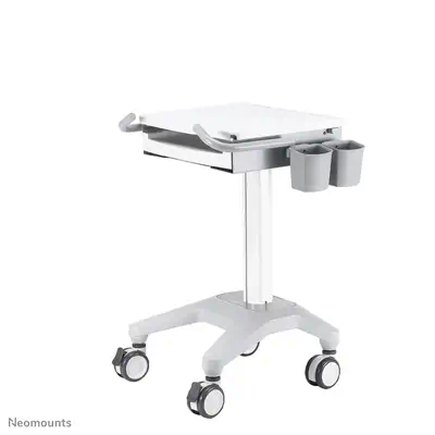 Neomounts MED-M200 Station de travail mobile médicale 10-17" - ressort à gaz - verrouillable - Accessoire Vidéoprojecteur - visuel 2