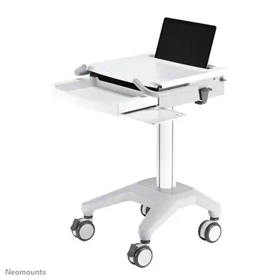 Neomounts MED-M200 Station de travail mobile médicale 10-17" - ressort à gaz - verrouillable - Accessoire Vidéoprojecteur - visuel 1