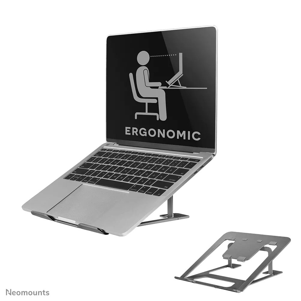 Vente Support Fixe & Mobile NEOMOUNTS Notebook Desk Stand Ergonomic Grey sur hello RSE