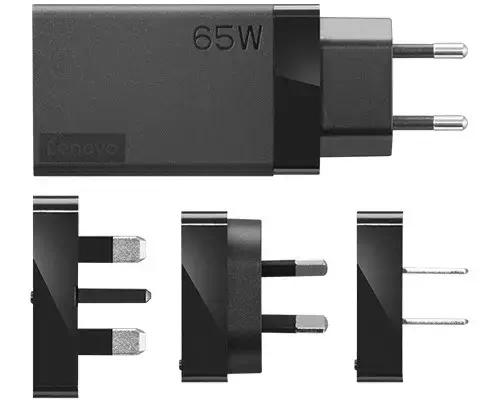 Lenovo 40AW0065WW chargeur d'appareils mobiles Universel Noir Secteur Intérieure - Chargeur et alimentation - visuel 2