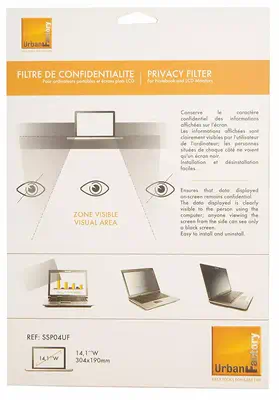Urban Factory SSP04UF filtre anti-reflets pour écran et filtre de confidentialité 35,8 cm (14.1") Or - Protection d'écran et Filtre - visuel 3