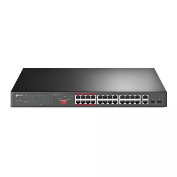 Achat TP-LINK 26-Port 10/100Mbps PoE+ Switch 24 10/100Mbps PoE+ Ports 2 - 6935364089443