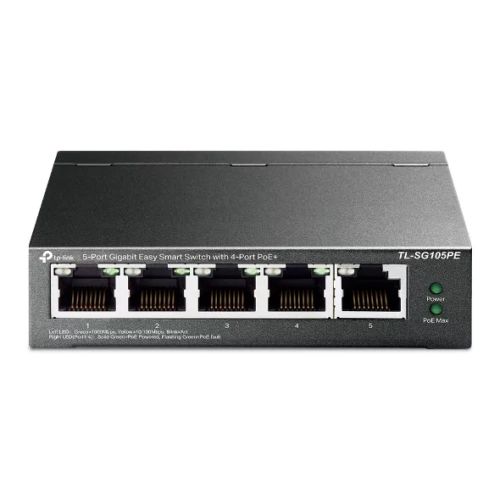 Achat TP-LINK TL-SG105PE 5-Port Gigabit Easy Smart Switch with - 6935364052744