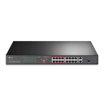 Vente TP-LINK 16-Port 10/100Mbps + 2-Port Gigabit Rackmount au meilleur prix