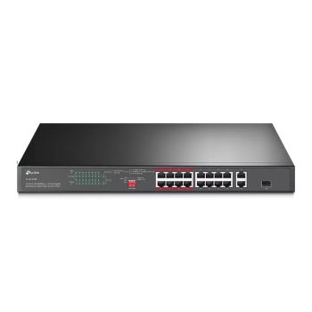 Achat TP-LINK 16-Port 10/100Mbps + 2-Port Gigabit Rackmount Switch with - 6935364052829