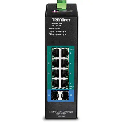Trendnet TI-PG102I commutateur réseau Géré L2 Gigabit Ethernet (10/100/1000) Connexion Ethernet, sup - Switchs et Hubs - visuel 2